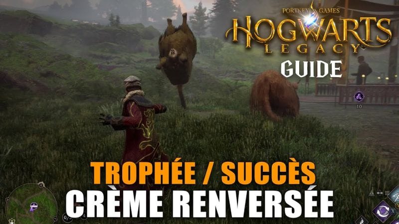 Hogwarts Legacy : Trophée / Succès - Crème renversée : Flipendo 10 fois pour retourner une vache