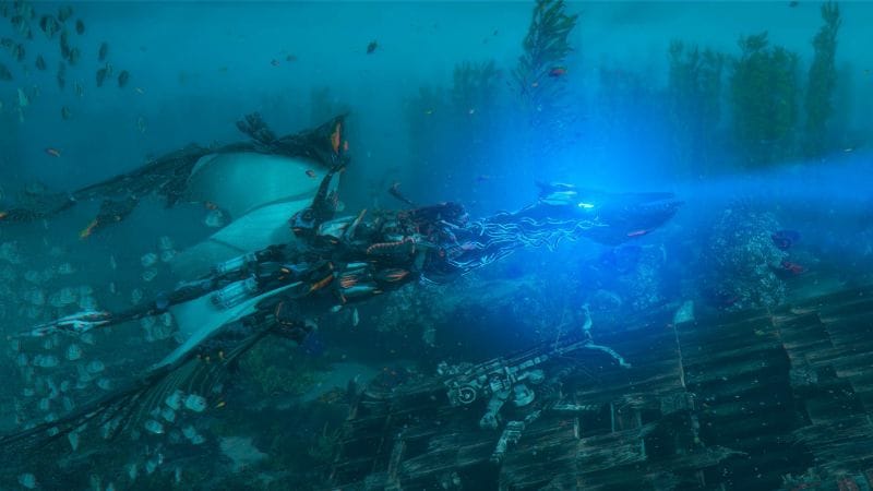 Horizon Forbidden West’s Burning Shores New Waterwing Showcases Why the DLC Is Only on PS5