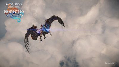 Horizon Forbidden West: Burning Shores, vidéo de gameplay et images pour les nuages next-gen et la monture Waterwing