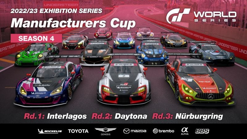 Lancement de la saison 4 des Exhibition Series de la "Gran Turismo World Series" Manufacturers Cup 2022/23 - Mode Sport - Gran Turismo 7 - gran-turismo.com