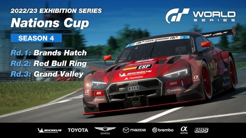 Début de la saison 4 des Exhibition Series de la "Gran Turismo World Series" Nations Cup 2022/23 - Mode Sport - Gran Turismo 7 - gran-turismo.com