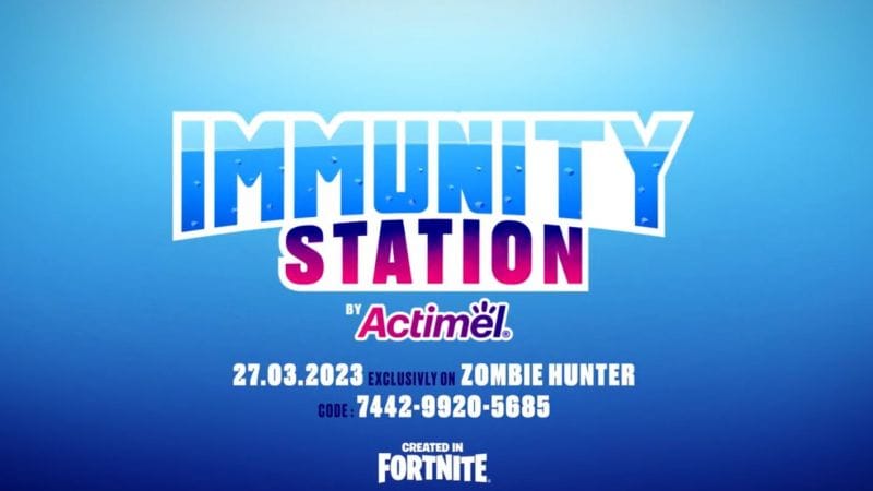 Fortnite accueille l'Immunity Station by Actimel - JVL