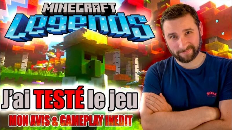 J'ai TESTÉ MINECRAFT LEGENDS 😱 MON AVIS & GAMEPLAY INEDIT 🔥