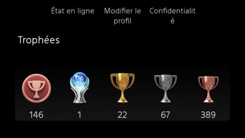 Mes trophées