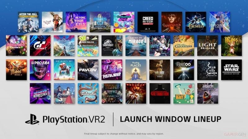 PSVR2 : les 5 jeux les plus achetés - JVL