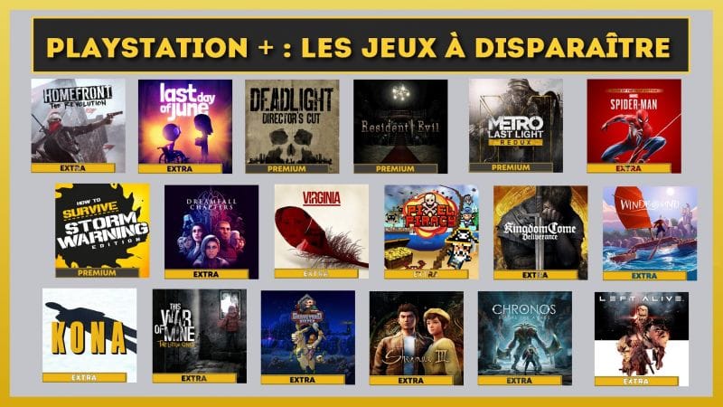 PlayStation Plus: Dites adieu à ces jeux en mai | News  - PSthc.fr