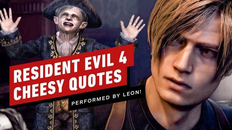 Leon Actor Reads Cheesy Resident Evil 4 Quotes