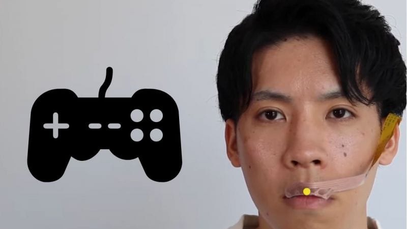 Cette manette révolutionnaire se contrôle avec la bouche