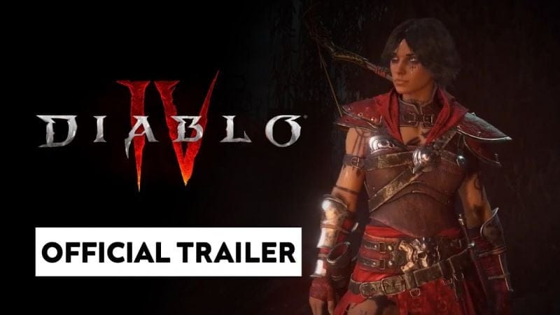 Diablo 4 : du GAMEPLAY pour la classe ROGUE 👀 Official Trailer