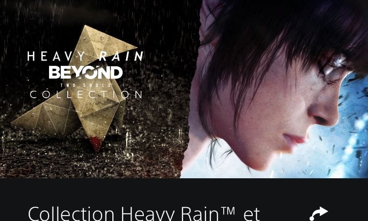 Promotion heavy rain et beyond : two soûls