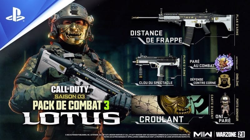 Call of Duty: Modern Warfare II & Warzone 2.0 - Trailer du pack de combat de la Saison 3 | PS5, PS4