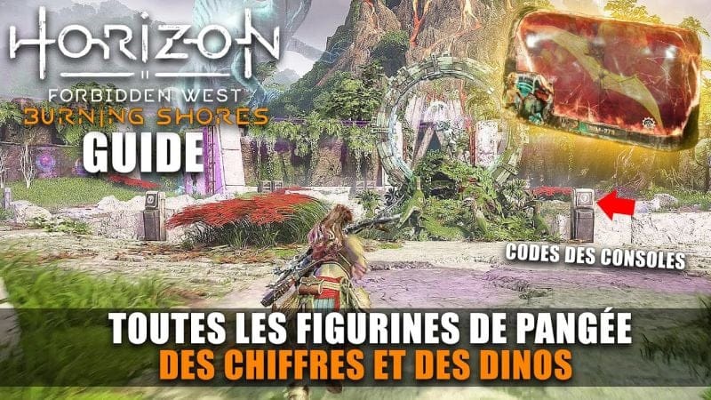 Horizon Forbidden West Burning Shores : Toutes les FIGURINE DE PANGÉE (Des Chiffres et des Dinos)