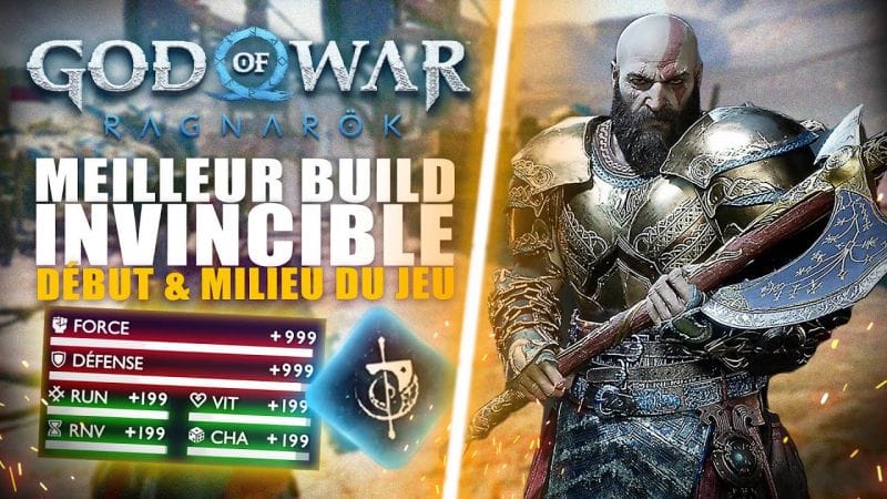 God Of War Ragnarök : Meilleur Build au Début & Milieu du Jeu !! INVINCIBLE (GOW Ragnarök Astuce)