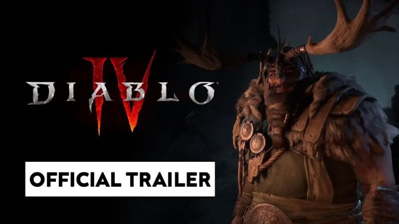 Diablo IV : le DRUIDE montre son GAMEPLAY 🧙 Official Trailer