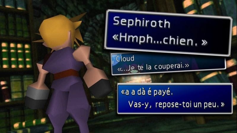 La traduction RATÉE de FINAL FANTASY VII