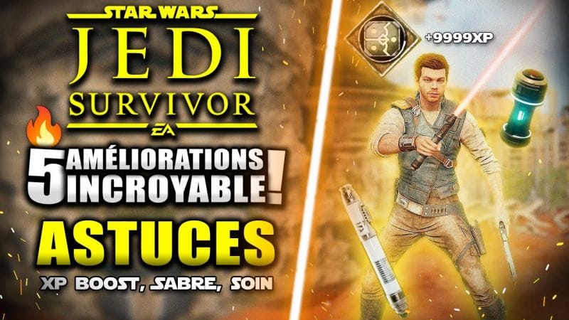 Star Wars Jedi Survivor : 5 Améliorations à NE SURTOUT PAS MANQUER dès le Début du Jeu ! (Astuces) 🔥