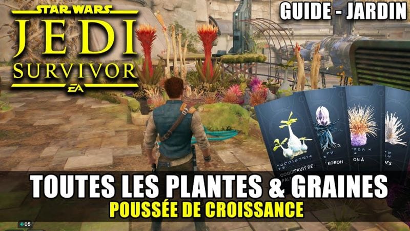 Star Wars Jedi Survivor : Toutes les PLANTES et GRAINES (Emplacement) GUIDE Poussée de Croissance 🏆
