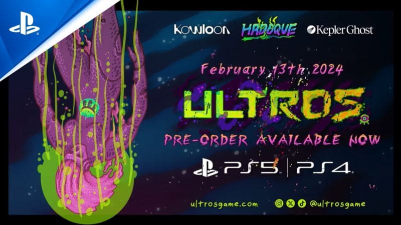 Ultros - Release Date Announcement Trailer | PS5 & PS4 Games