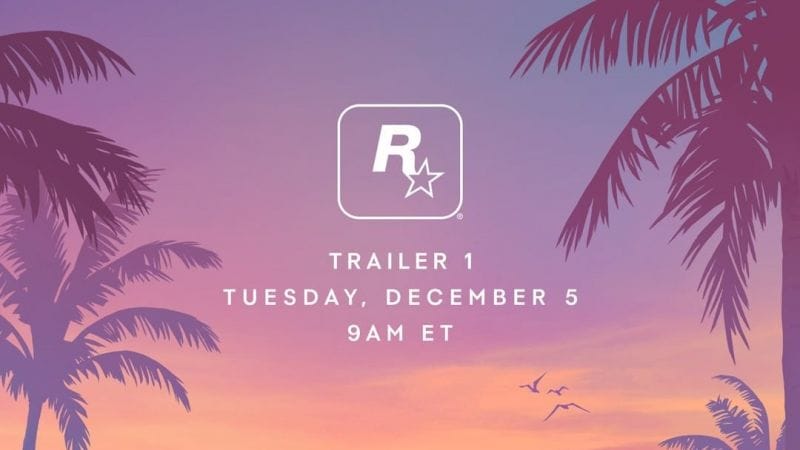 Le trailer tant attendu de GTA 6 sera diffusé le mardi 5 décembre