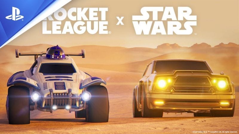 Rocket League - Trailer de gameplay de Droïdes de STAR WARS du 4 au 17 mai | PS5, PS4