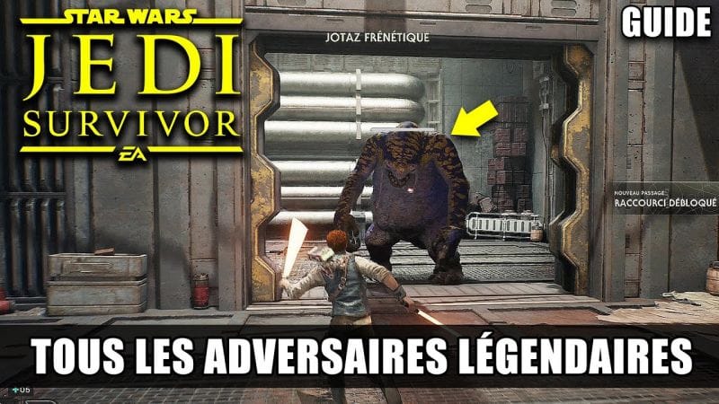 Star Wars Jedi Survivor : Tous les ADVERSAIRES LÉGENDAIRES (Emplacements) GUIDE Légende Vivante 🏆