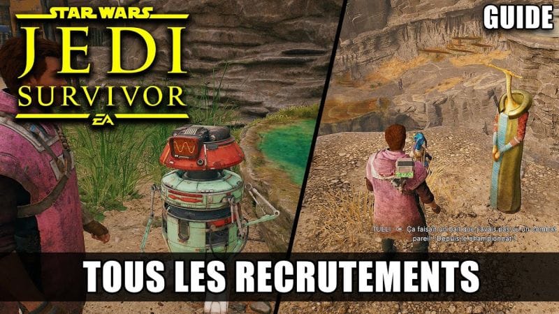 Star Wars Jedi Survivor : Avoir une CANTINA Pleine (Recrutements) GUIDE Capacité maximale 🏆