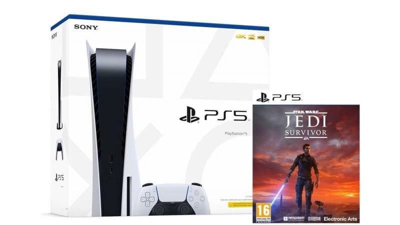 Le pack PS5 avec le jeu Star Wars Jedi Survivor s’affiche en promotion aujourd’hui seulement