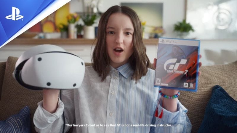 PlayStation VR2 - Bella Ramsey fait un tour dans Gran Turismo 7