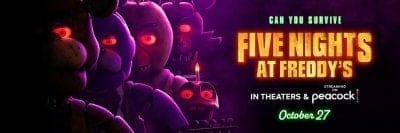 CINEMA : Five Nights at Freddy's, une première bande-annonce teaser stressante et des posters pour les animatroniques
