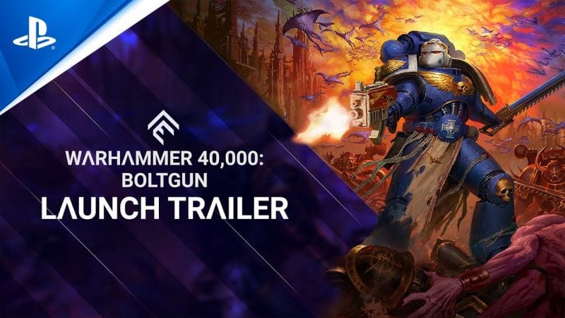 Warhammer 40,000: Boltgun - Launch Trailer | PS5 & PS4 Games