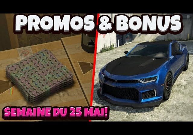 PROMOS & BONUS DU 25 AU 31 MAI 2023 SUR GTA ONLINE!