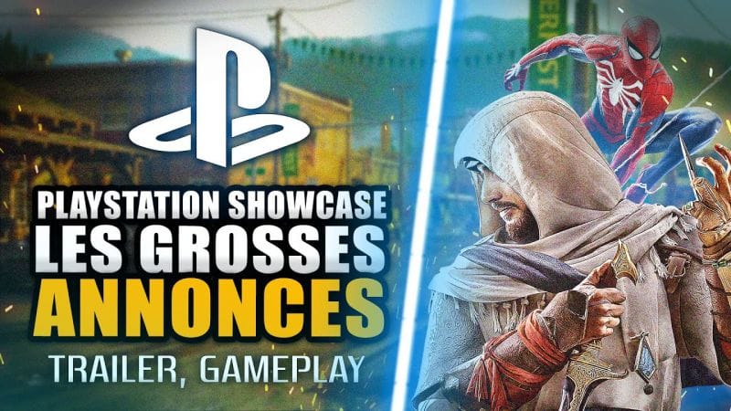 Playstation Showcase : les 7 Grosses ANNONCES & Infos IMPORTANTES 🔥💙 AC Mirage, MGS 3, Spider-Man...