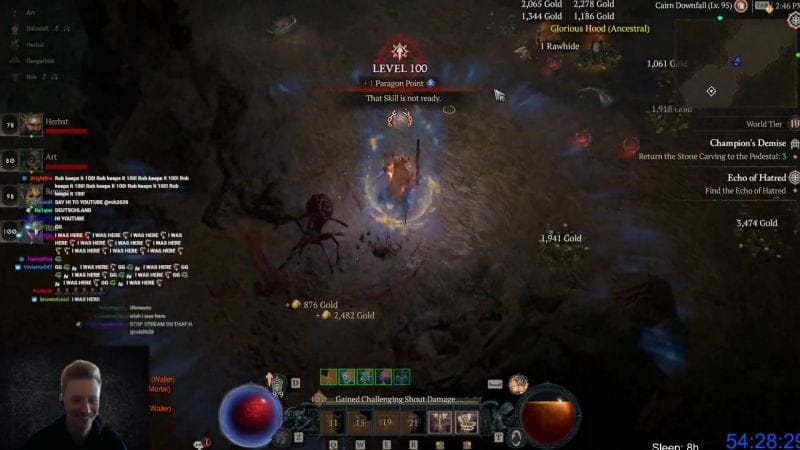 Un joueur atteint déjà le niveau max dans Diablo IV