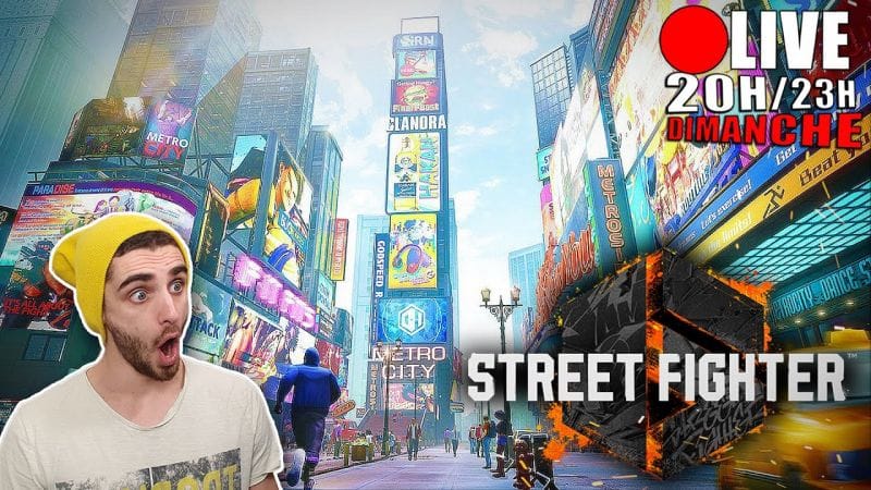 [🔴LIVE] Street Fighter 6 : un jeu de COMBAT en Open World ? Découverte 😮🔥 [DIMANCHE 20H-23H]