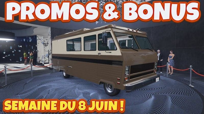 PROMOS & BONUS DU 8 AU 12 JUIN 2023 SUR GTA ONLINE!