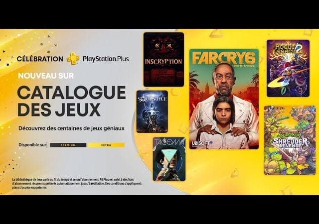 PlayStation Plus Extra - Juin 2023 - Far Cry 6, Rogue Legacy 2, Deux Ex: Mankind Divided, etc.