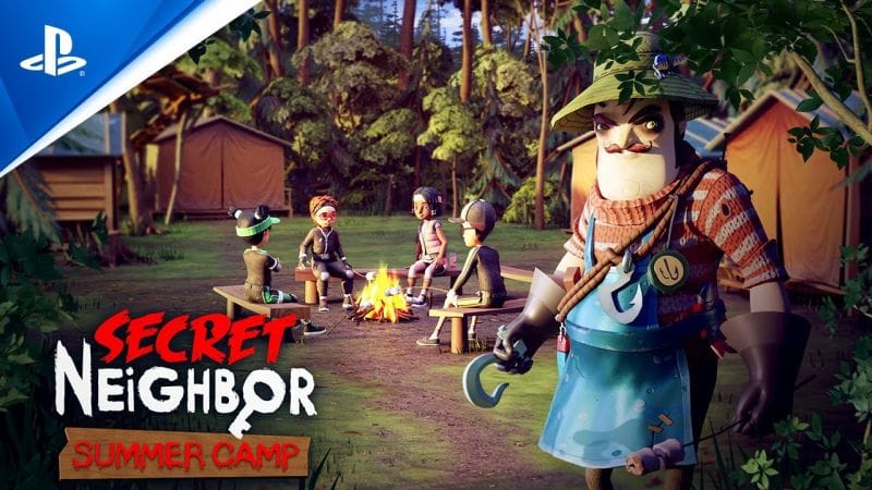 Secret Neighbor - Summer Camp Trailer | PS4 Games