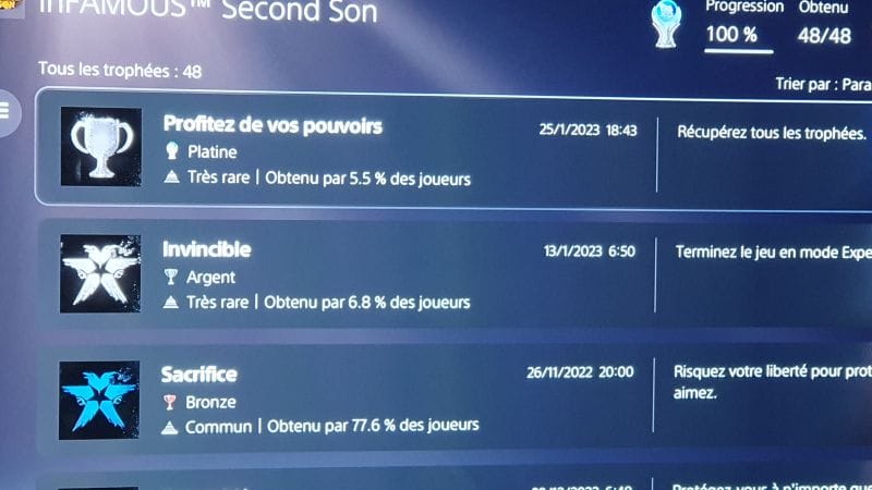 Platine 6 Infamous Second Son