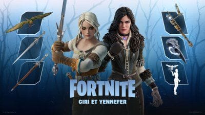 Fortnite : Ciri et Yennefer de The Witcher 3, et la marque Nike Air Max débarquent dans le free-to-play
