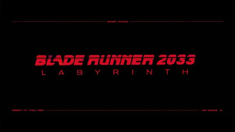 Blade Runner 2033: Labyrinth marquera prochainement le grand retour de la licence dans le tout premier jeu développé par Annapurna Interactive