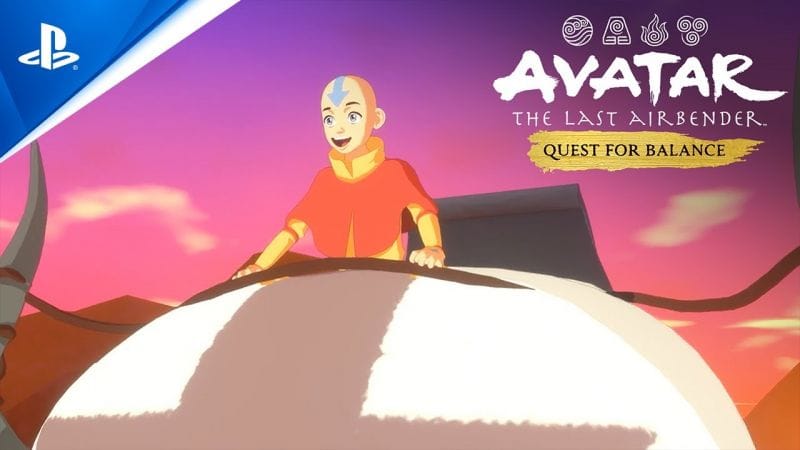 Avatar The Last Airbender: Quest for Balance - Announce Trailer | PS5 & PS4 Games