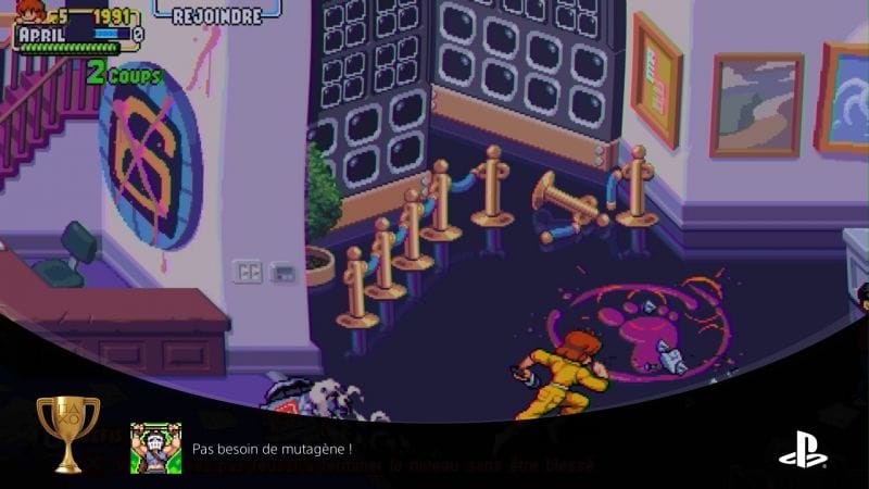 Trophée Pas besoin de mutagène!  (niv max) - Teenage Mutant Ninja Turtles : Shredder's Revenge -