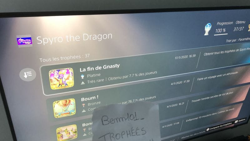 Platine #2 Spyro The Dragon