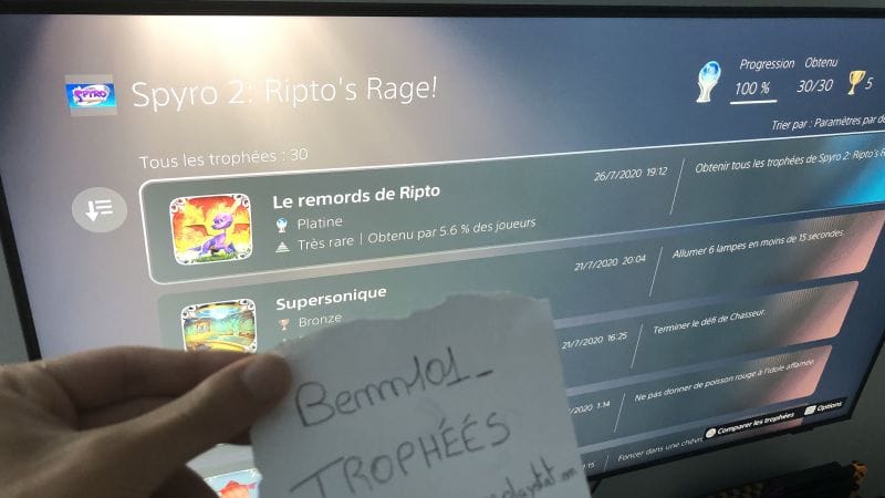PLATINE #4 Spyro 2 : Ripto's Rage