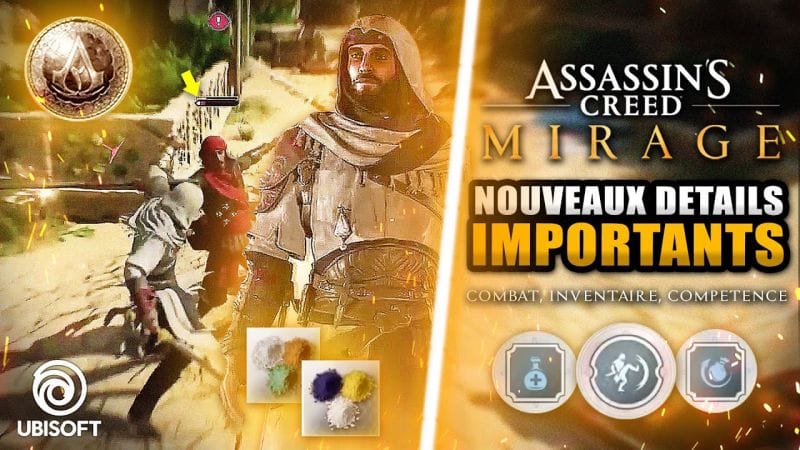 Assassin's Creed Mirage : 7 Nouveaux DÉTAILS IMPORTANTS ! Combat, Compétence, Inventaire (GAMEPLAY)