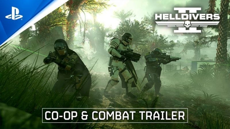Helldivers 2 - Trailer co-op et combats - VOSTFR - 4K | PS5, PC