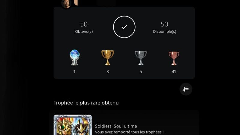 Platine #7 Saint Seiya : Soldiers' Soul