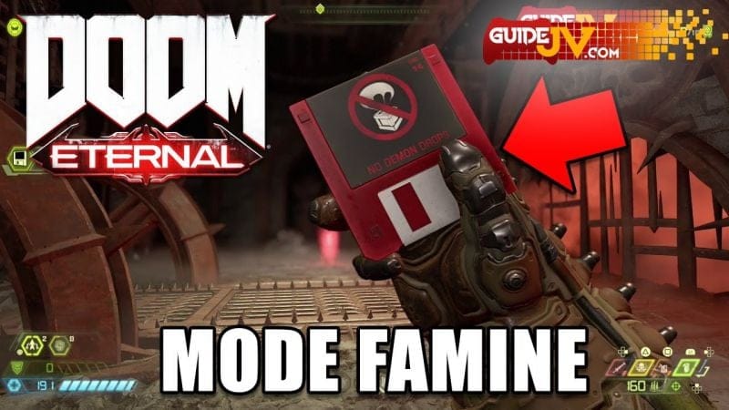 DOOM ETERNAL - COMMENT TERMINER UNE MISSION AVEC LA TRICHE MODE FAMINE (Maître Jeûneur) GUIDE