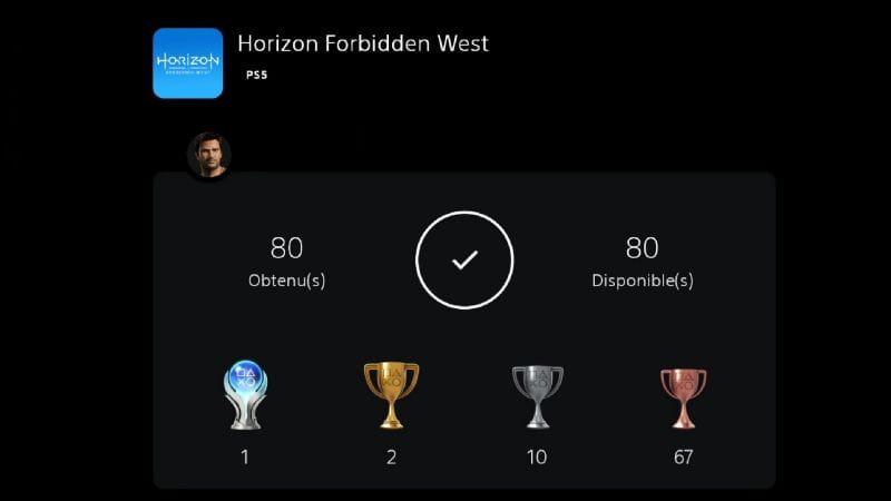 Platine #14 Horizon Forbidden West PS5