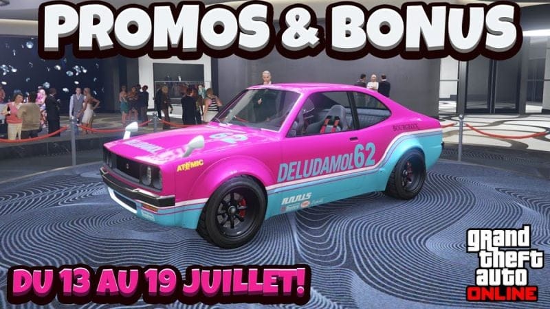 PROMOS & BONUS DU 13 AU 19 JUILLET 2023 SUR GTA ONLINE!